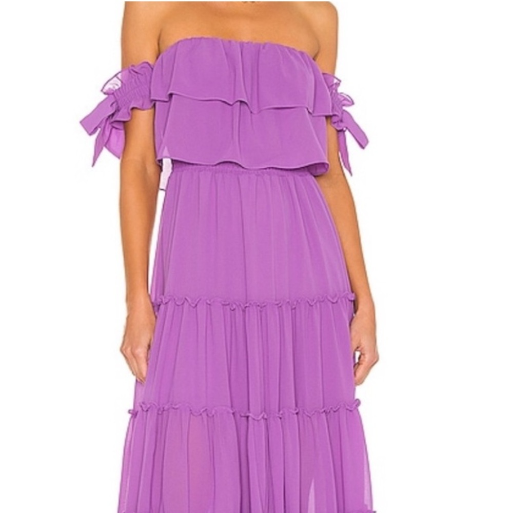 Misa Los Angeles Michaela Dress in Dark Lilac
